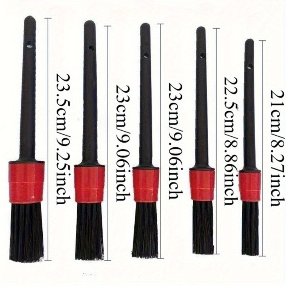Car Detailing Brush Set, Car Detailing Kit, Car Detailing Brushes, Car Cleaning Kit, Car Windshield Cleaning Tool, Professional Car Care kit - Car Wash Brush kit for Interior Exterior Wheels