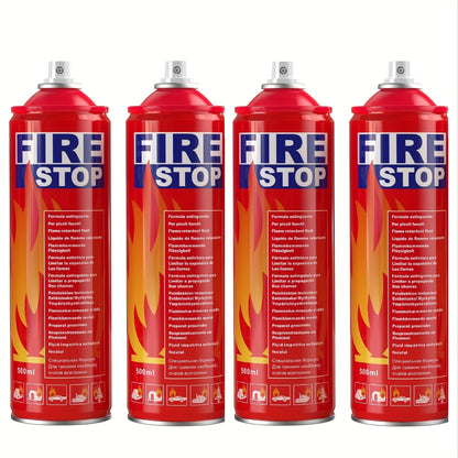 [Portable Fire Extinguisher] 2pcs/4pcs Fire Extinguisher For Home, Car, Kitchen, Boat - Portable Formula Fire Stop Small - 4-in-1 With Mounting Bracket