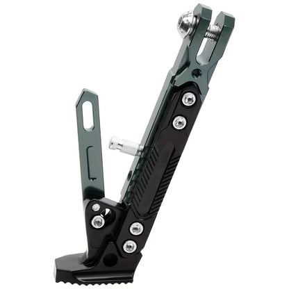 An Adjustable Motorcycle Stand - Made of Durable Aluminum Alloy, Suitable for Street Bikes, with a Weight Capacity of Up to 330.69 LB, a Parking Stand That Enhances Stability, Also for Scooters