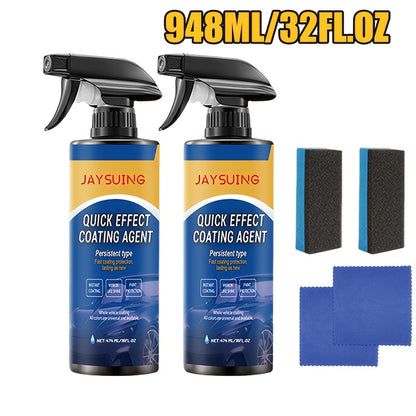 16.03oz/20.29oz/ 32.06oz/40.58oz/48.08oz Quick Effect Car Coating Spray, Waterless Wash Polish, Paint Protection And Glass Cleaner- Suitable for All Vehicle, Car Maintenance Supplies, Car Accessories, Shiny Car Stuff