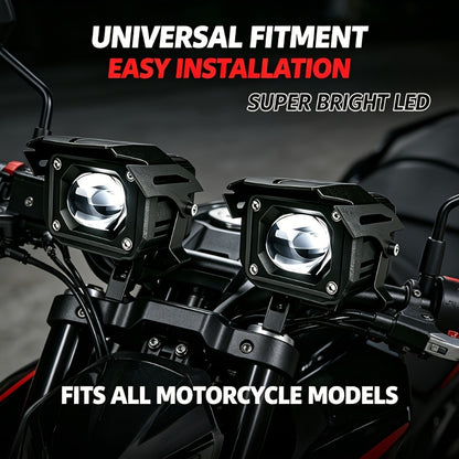 [Ideal Gift] 200W LED Lights, 23000LM Super Bright Motorcycle Lights, Used for High Brightness External Lighting Decoration Lights of Automobiles, Ships, Off-Road Pickups, Motorcycles, Ideal for Gifts Easy to Install Efficient Lighting, Without Battery