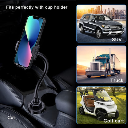 Versatile Car Cup Holder for Smartphones - Compatible with All Sizes - an Ideal Present for Friends And Family for Birthdays, Easter, Presidents Day, And Any Celebration