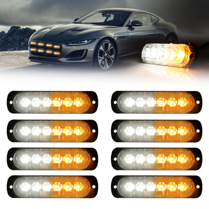 8pcs Ultra-Bright LED Light Bar, LED Car Lights, Car Light LED Truck Pickup Lighting Decoration With For Truck，RV，Car Van， Boat