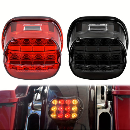 Motorcyle LED License Plate Rear Lamp for Harley for Sportster XL 883 48 for Dyna for Touring for Road King FLHR for Electra Glide