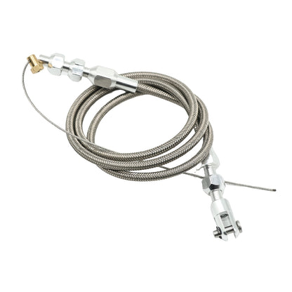 [Stainless Steel Throttle Cable] 36" (91.44Cm) Universal Throttle Cable Stainless Steel Fits for Ford, GM, And More, Without Battery