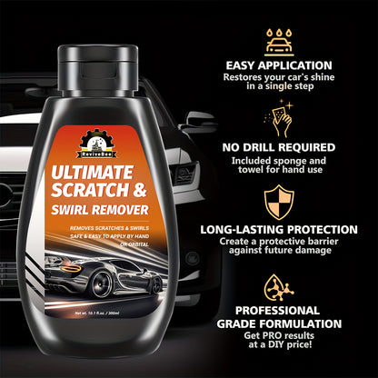 3 Bottle (30.3 Fl.Oz) Car Scratch & Swirl Remover - Restore Shine & Gloss, Professional Results by Hand Or Machine - Pro Grade Paint Cleaner, 2/1 Bottle