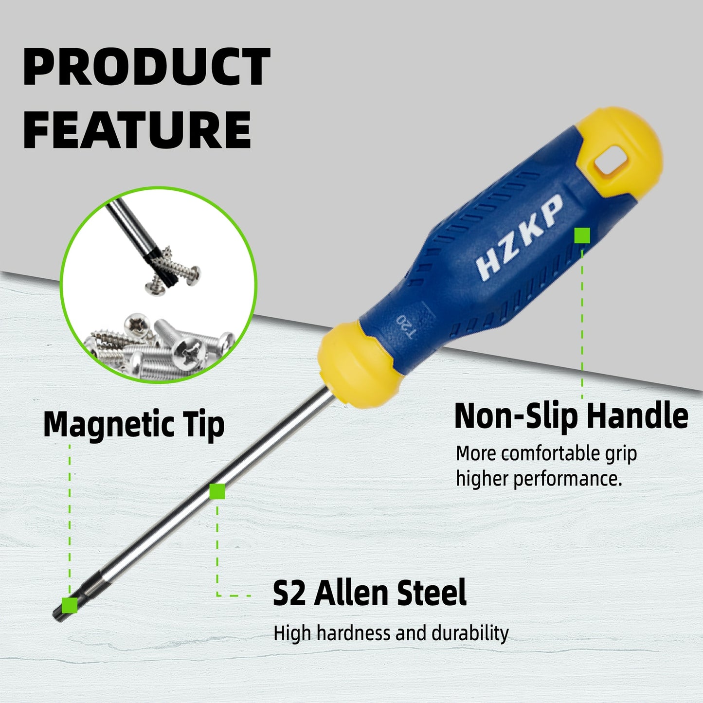 [Professional DIY Tools] 13pcs Screwdriver Set with Magnetic Tips, Have Professional Cushion Grip Magnetizer Demagnetizer, S2 Alloy Steel, Professional-Grade DIY Tools for Home Use And Electrical Repair