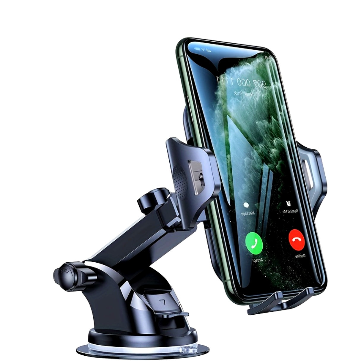 Universal Car Dashboard Phone Holder | Adjustable, Compatible with All Mobile Phones, ABS Material, For Safe Navigation and Hands-free Calling - A Gift for Yourself