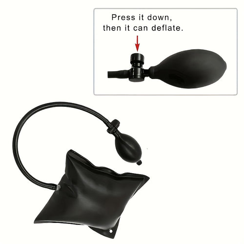 Professional Auto Tools Auto Emergency Repair Tool Kit with Thin Rod Wide Rod S-S-Hook Air Wedge Bag Pump Car Opening Kit Car Lock Tool Kit Ideal for Automotive Enthusiasts and Home Repair, Without Battery