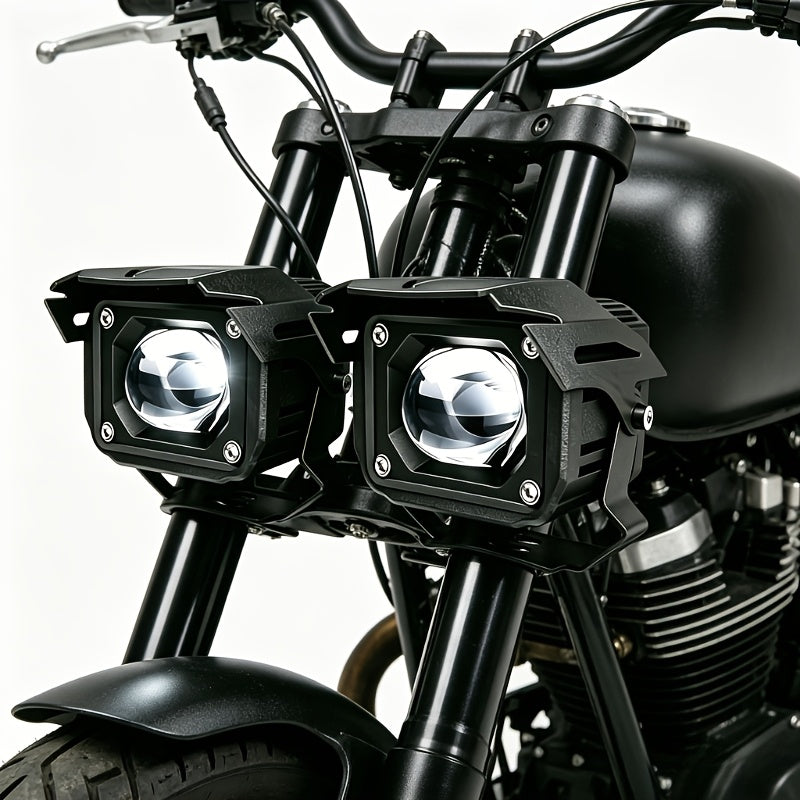 [Ideal Gift] 200W LED Lights, 23000LM Super Bright Motorcycle Lights, Used for High Brightness External Lighting Decoration Lights of Automobiles, Ships, Off-Road Pickups, Motorcycles, Ideal for Gifts Easy to Install Efficient Lighting, Without Battery