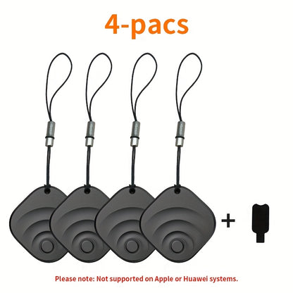 GPS Tracker, Portable Real-Time GPS Tracking Device, Global Coverage Location Tracker, Suitable for Cats and Dogs, Keys, Wallets, Etc., Eliminate the Habit of Forgetting Things and Make Your Travel Easier, Only Applicable to IOS Devices