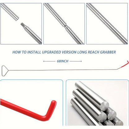 [Portable Car Tool Kit] Car Repair Tool Kit, Emergency Tool With Carrying Bag, Portable Car Door Opener Kit, Car Lockout Kit Car Unlocking Kit, Without Battery