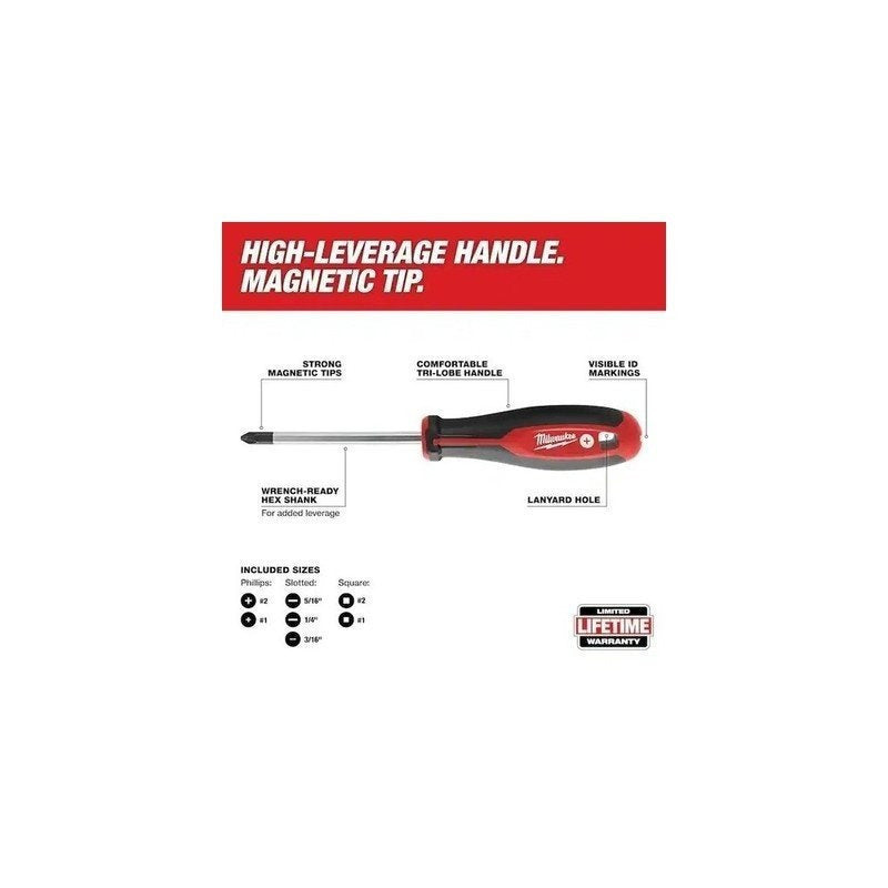 Milwaukee 2710 10 PC Screwdriver Kit