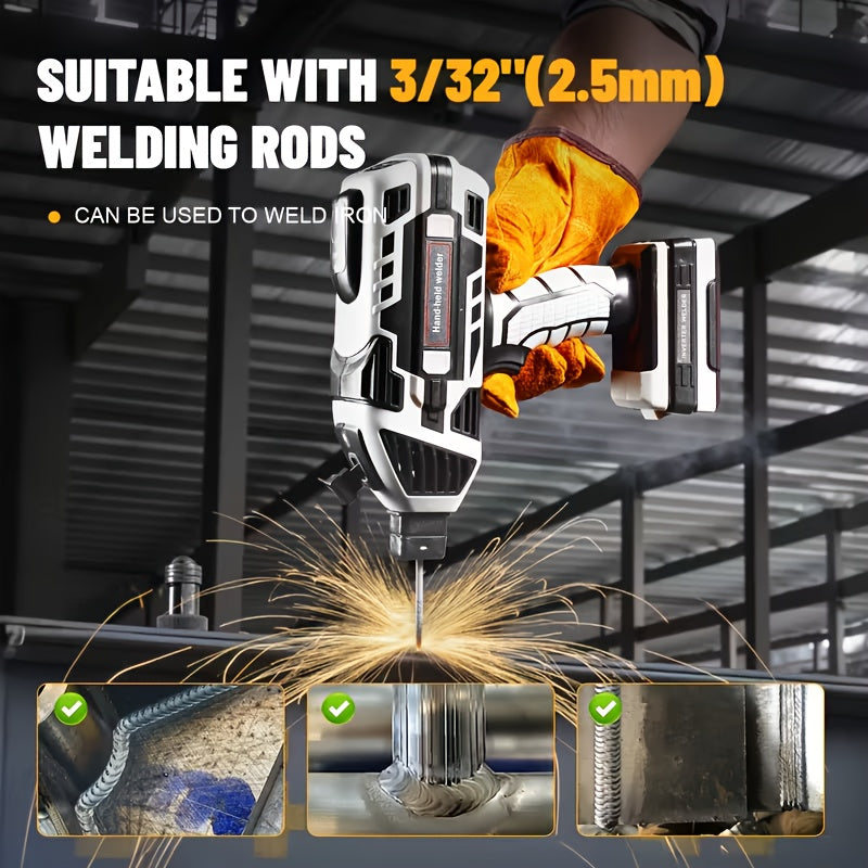 Portable Welder, 110V Handheld Welder with IGBT Inverter, 6-Level Adjustable Current, Portable Arc Welding Torch