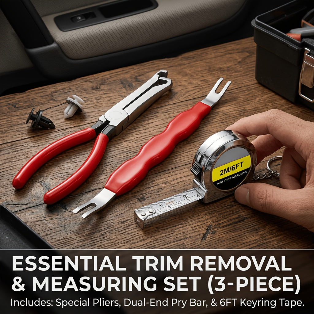 [Electrical Pliers] 8/3pcs Electrical Disconnect Pliers And Ruler, Upgraded Electrical Connector Pliers, Automotive Electrical Connector Removal Tool, Automotive Electrical Terminal Connector Separator Removal Tool for Cars - Electrical Pliers - Automotiv