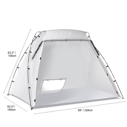VEVOR Spray Paint Shelter Spray Paint Tent 90*62*62in/120*84*72in Portable Paint Booth DIY