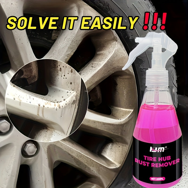 7Oz Wheel Rim Protection Spray - Car Additions for Rust Prevention & Rim Shine | Easy-To-Use Car Detailing Equipment for Chrome, Paint & Alloy Wheels | Long-Lasting Wheel Care Must Have