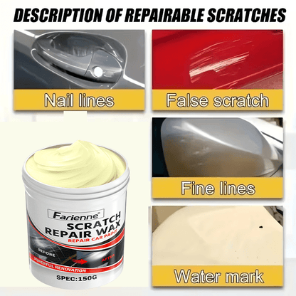 150g Large Capacity High-Efficiency Car Scratch Wax, Car Scratch Remover for Deep Scratches, Surface Grinding And Polishing Paste, Tile Coating Technology, Grinding Compound to Restore Luster