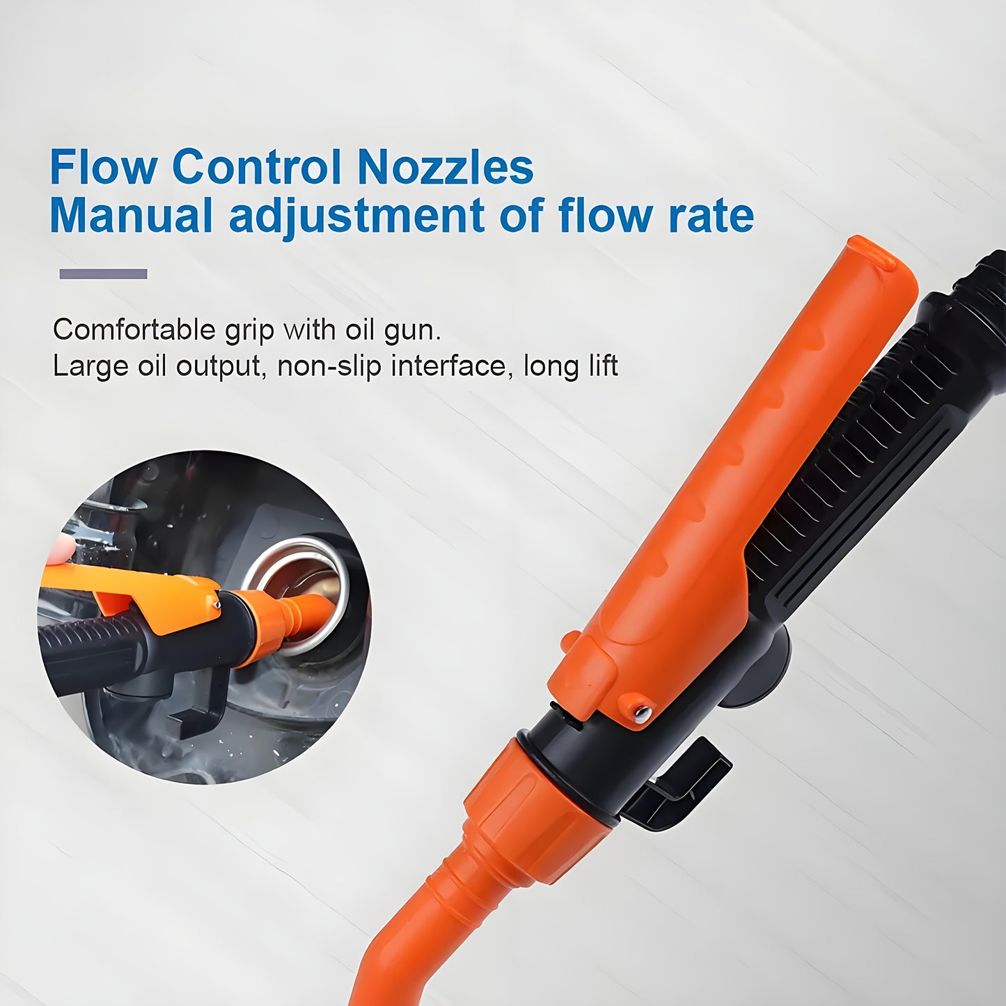 2pcs Portable Transfer Pump, Battery Operated Electric Siphon Pump for Gas, Fuel, Diesel, Fuel Transfer 2.6 GPM Flow Oil Extractor -Easy to Use Hand Fuel Pump, Multi-Use Siphon Fuel Transfer Pump