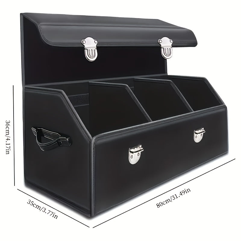 Versatile Car Trunk Organizer with a Spacious Design, Collapsible for Easy Storage, Perfect for Keeping Decorative Items And Practical Tools Neatly Arranged