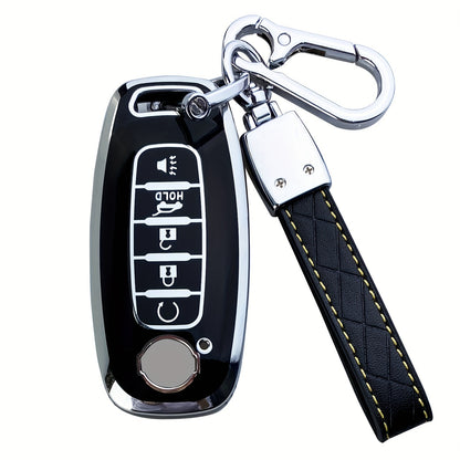 Key Fob Cover Case for Nissan for Pathfinder for Rogue for Kicks Accessories