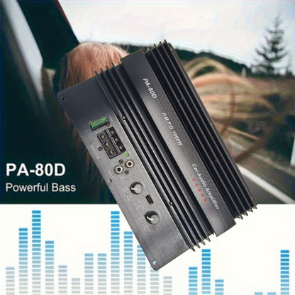 High Power 12V 1000W Car Audio Amplifier Board Powerful Subwoofer Bass Amplifier High Power 1000W Car Subwoofer Amplifier - RMS 600W, Supports 8Inch, 10Inch, 12Inch Speakers, Ultra Low Distortion(0.01%), 12V High Performance Audio Board