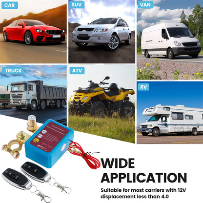 Remote Battery Disconnect Switch 12V /24 V 240A Battery Kill Switch for Auto RV ATV, Power Cutoff Switch, Remotecontrolled Switch, Easy Installation, Reliable Construction, Highcurrent Handling, Power Disconnect, Auto Enthusiasts, Rv Owners