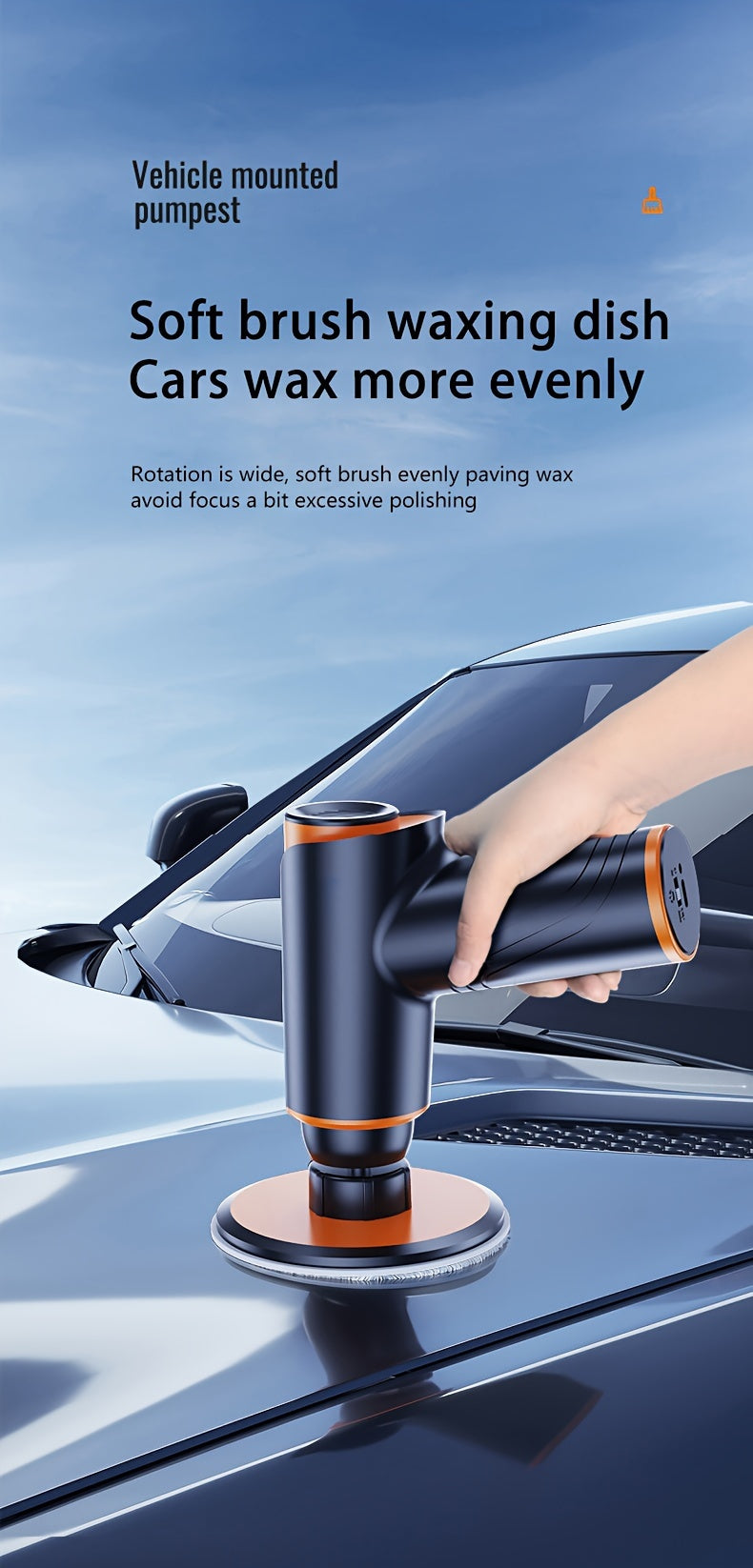 100W Wireless Rechargeable Car Waxing Machine- Small Polisher Locomotive With Repair Scratch- For Multifunctional Portable Polishing!