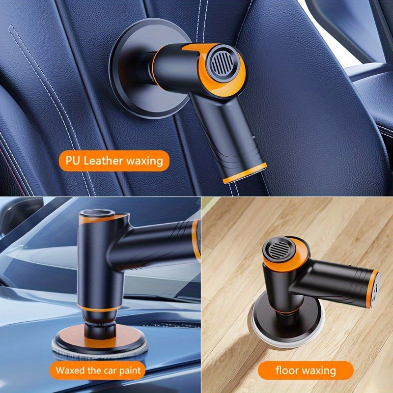 100W Wireless Rechargeable Car Waxing Machine- Small Polisher Locomotive With Repair Scratch- For Multifunctional Portable Polishing!