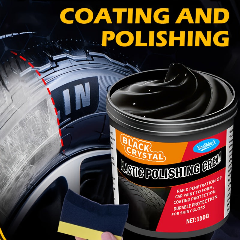 150G/5.29Oz Complete Car Revitalization Set: Restore Plastic, Enhance Interior Shine, Tires & Fix Discoloration - Suitable for Halloween Treats, Christmas Presents