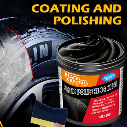 150G/5.29Oz Complete Car Revitalization Set: Restore Plastic, Enhance Interior Shine, Tires & Fix Discoloration - Suitable for Halloween Treats, Christmas Presents