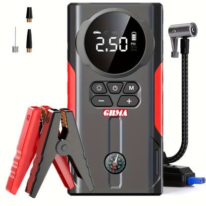 A3 Car Starter, Portable Car Battery Booster (2.38gal Gas/1.72gal Diesel), 12V Ultra-Safe Lithium Battery Jumper for Car Battery Jumpers