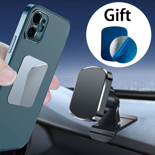 Magnetic Adhesive Bracket for Holding Mobile Phones in Cars, Designed for Center Console Use
