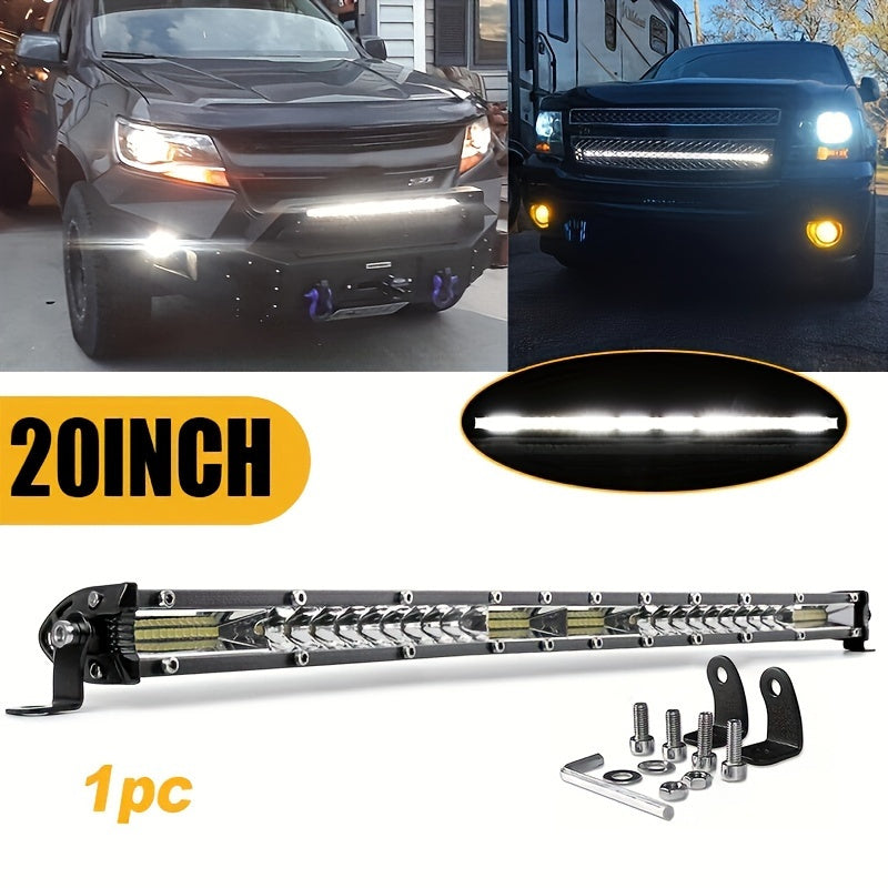 30Inch 20Inch Led Work Light Bars - Bright, Durable for Pickups, Atvs, Utvs, Suvs & Boats Off Road, Without Battery