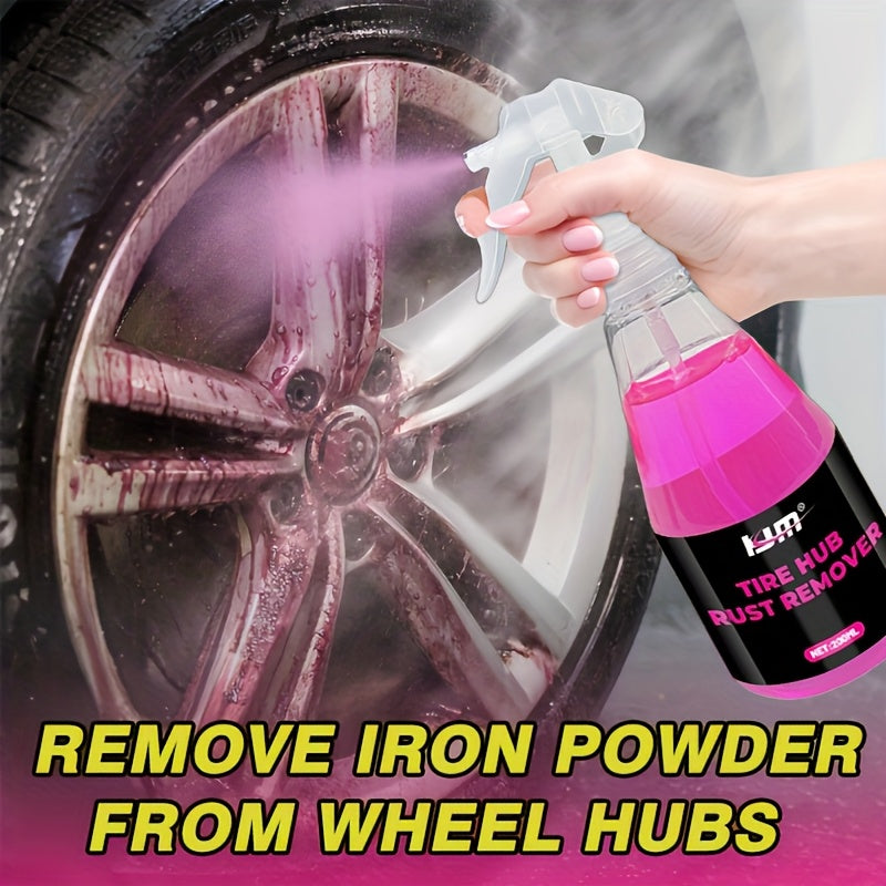 7Oz Wheel Rim Protection Spray - Car Additions for Rust Prevention & Rim Shine | Easy-To-Use Car Detailing Equipment for Chrome, Paint & Alloy Wheels | Long-Lasting Wheel Care Must Have