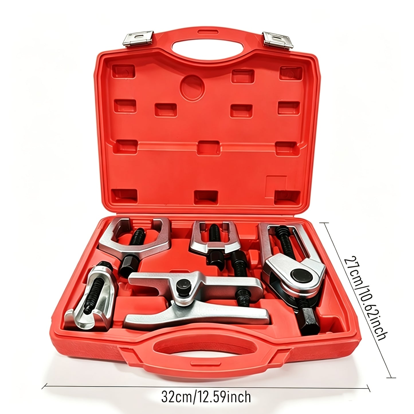 [Automotive Repair Tool] 5pcs Set Of Tie Rod End Puller, Ball Joint Puller, Multi-functional Ram for Removing European And Japanese Lower Control Arm Ball Joints, Tie Rod Ram Tool, Automotive Repair Tool Set