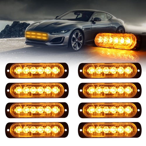 8pcs Ultra-Bright LED Light Bar, LED Car Lights, Car Light LED Truck Pickup Lighting Decoration With For Truck，RV，Car Van， Boat