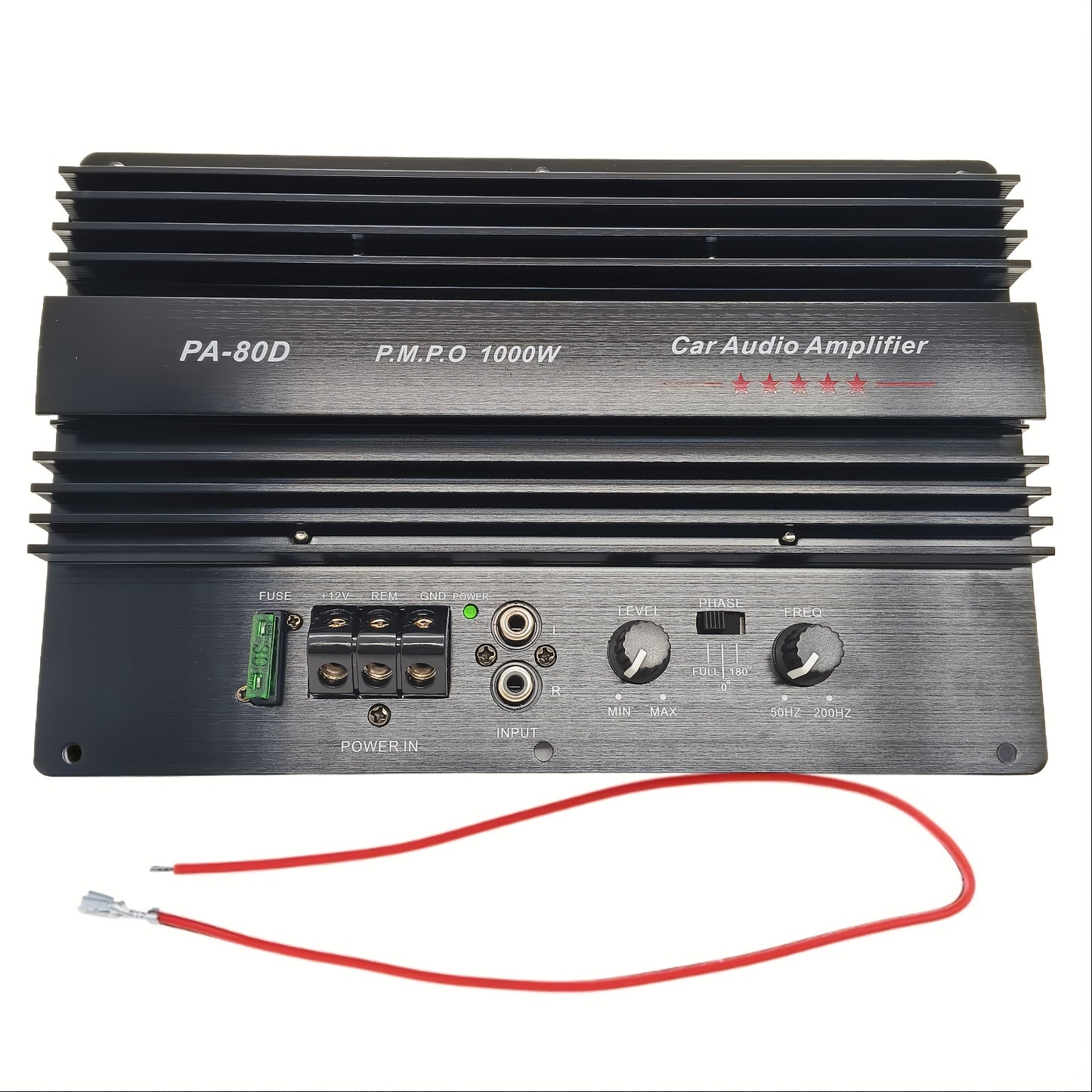 High Power 12V 1000W Car Audio Amplifier Board Powerful Subwoofer Bass Amplifier High Power 1000W Car Subwoofer Amplifier - RMS 600W, Supports 8Inch, 10Inch, 12Inch Speakers, Ultra Low Distortion(0.01%), 12V High Performance Audio Board