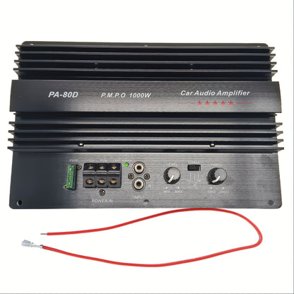 High Power 12V 1000W Car Audio Amplifier Board Powerful Subwoofer Bass Amplifier High Power 1000W Car Subwoofer Amplifier - RMS 600W, Supports 8Inch, 10Inch, 12Inch Speakers, Ultra Low Distortion(0.01%), 12V High Performance Audio Board