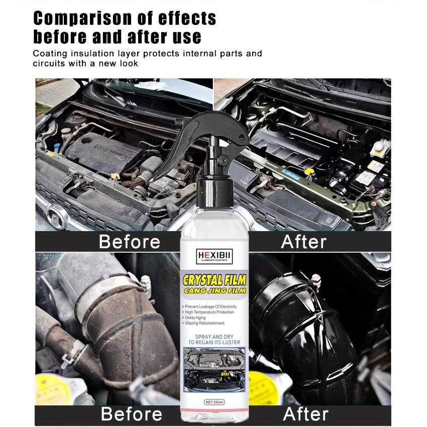 Engine Bay Cleaner Engine Shine Protector Detailer Decontamination Deep Degreasing Compartment Heavy Oil Dust Car Cleaning Tool