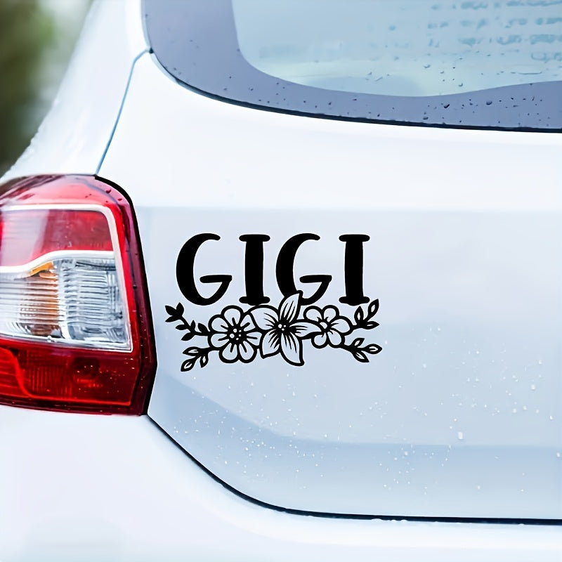 A Fun-Filled Gigi Car Sticker Happiness Is a Sign of Gigi