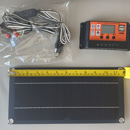 2026 New 18V Portable Solar Charging Kit with 100A Smart Controller for Camping RV Travel Fishing Caravan Off-Grid Outdoor Power Holiday, Without Battery