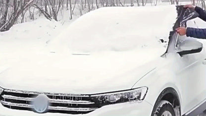 Portable Car Snow Shield, Easy to Install And Store, Car Snow Cover, Magnetically Fixed to Withstand Strong Winds, Full Coverage to Protect Against Snow And Frost, Suitable for All Seasons, Compatible with Most Cars