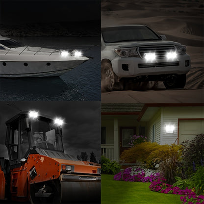 FLYANT 2pcs 7 Inch Led Light Bar, Off Road Light 240W 24000lm, Led Pod Light, Compatible Pickup Truck Trailer ATV UTV, Without Battery