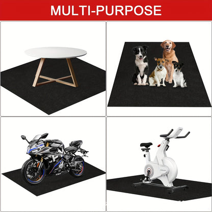 Heavy Duty Garage Floor Mat - Extra Large (78.74X118.11/87.79X204.72In) Oil-Absorbing, Non-Slip, Waterproof, Washable Garage Mat - Extra Thick (2.55Mm) for Workshop, Parking Lot, Driveway - Compatible with Cars, Trucks, Suvs, Motorcycles