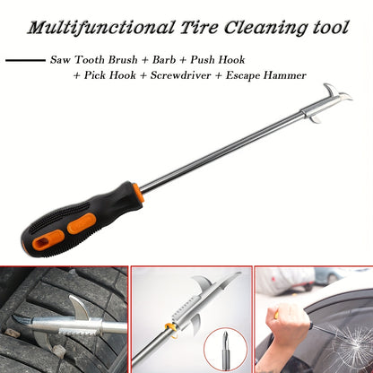 [Portable Car Tool Kit] Car Repair Tool Kit, Emergency Tool With Carrying Bag, Portable Car Door Opener Kit, Car Lockout Kit Car Unlocking Kit, Without Battery
