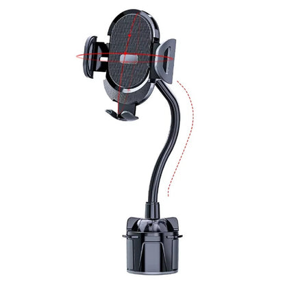 360° Rotating Cup Phone Holder, No Shaking, Adjustable And Retractable Car Phone Holder, for All Smart Phone,  Fit for Car And Truck.