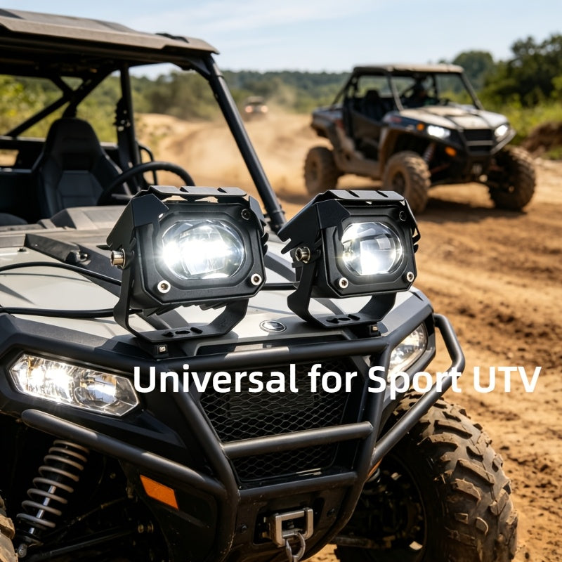 [Ideal Gift] 200W LED Lights, 23000LM Super Bright Motorcycle Lights, Used for High Brightness External Lighting Decoration Lights of Automobiles, Ships, Off-Road Pickups, Motorcycles, Ideal for Gifts Easy to Install Efficient Lighting, Without Battery