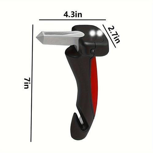 Vehicle Support Handle for The Elderly And Disabled Portable Vehicle Door Assist Handle with LED Lights, Seat Belt Circuit Breaker And Window Breaker