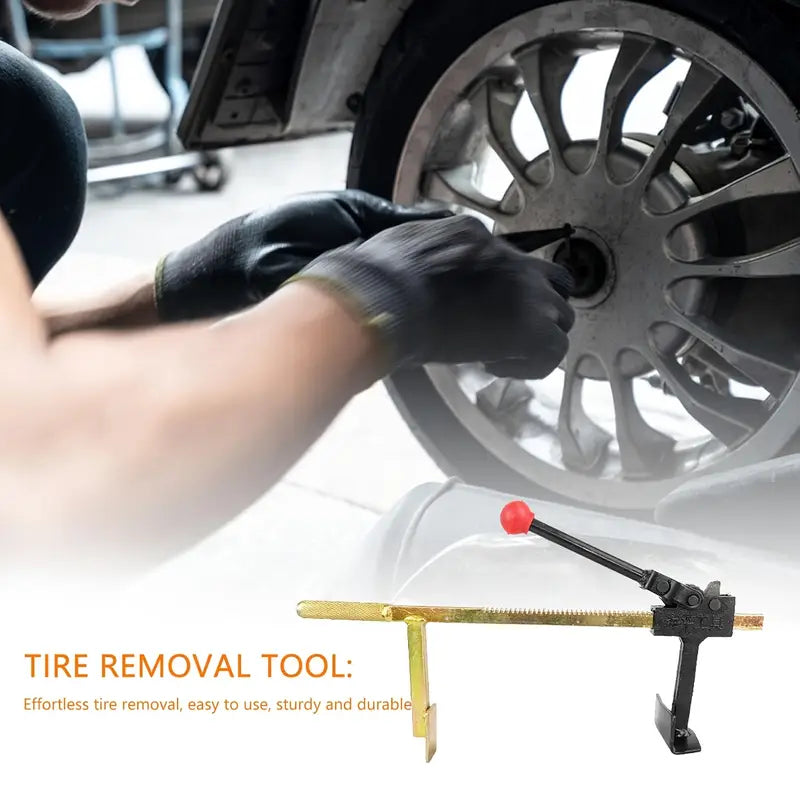 1pc High-Performance Bead Breaker Tool - Heavy-Duty Manual Tire Changer, Durable Steel Construction, Versatile Tire Service Equipment with Guard